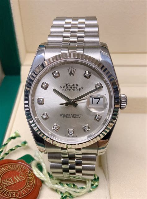 Rolex Datejust 36 Silver 116234 